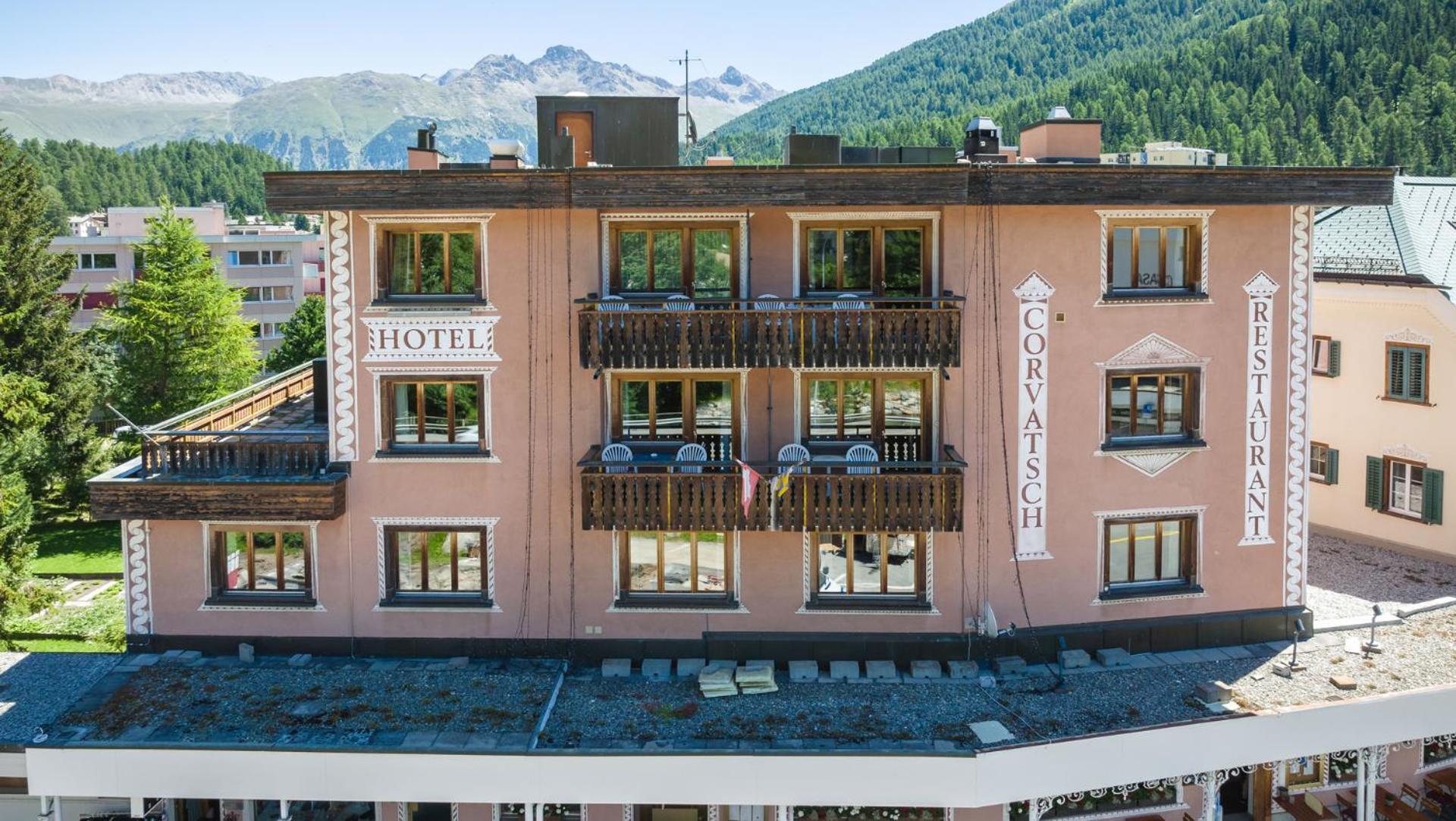 סנט מוריץ Hotel Corvatsch - Web Check-In מראה חיצוני תמונה